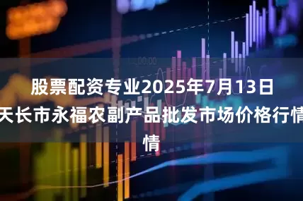 股票配资专业2025年7月13日天长市永福农副产品批发市场价格行情